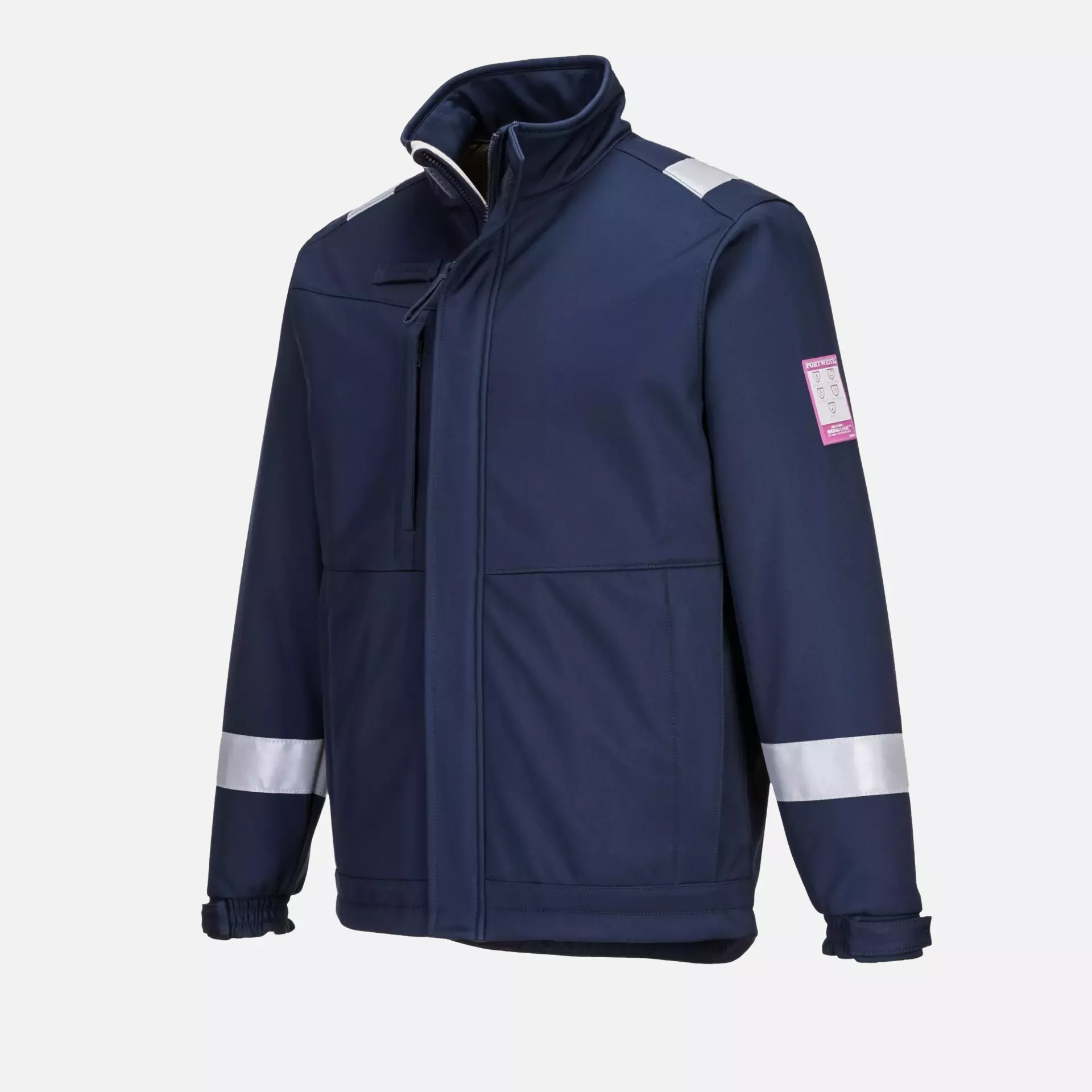 Portwest MV73NAR, Modaflame Softshell Jacket, Navy, image 4