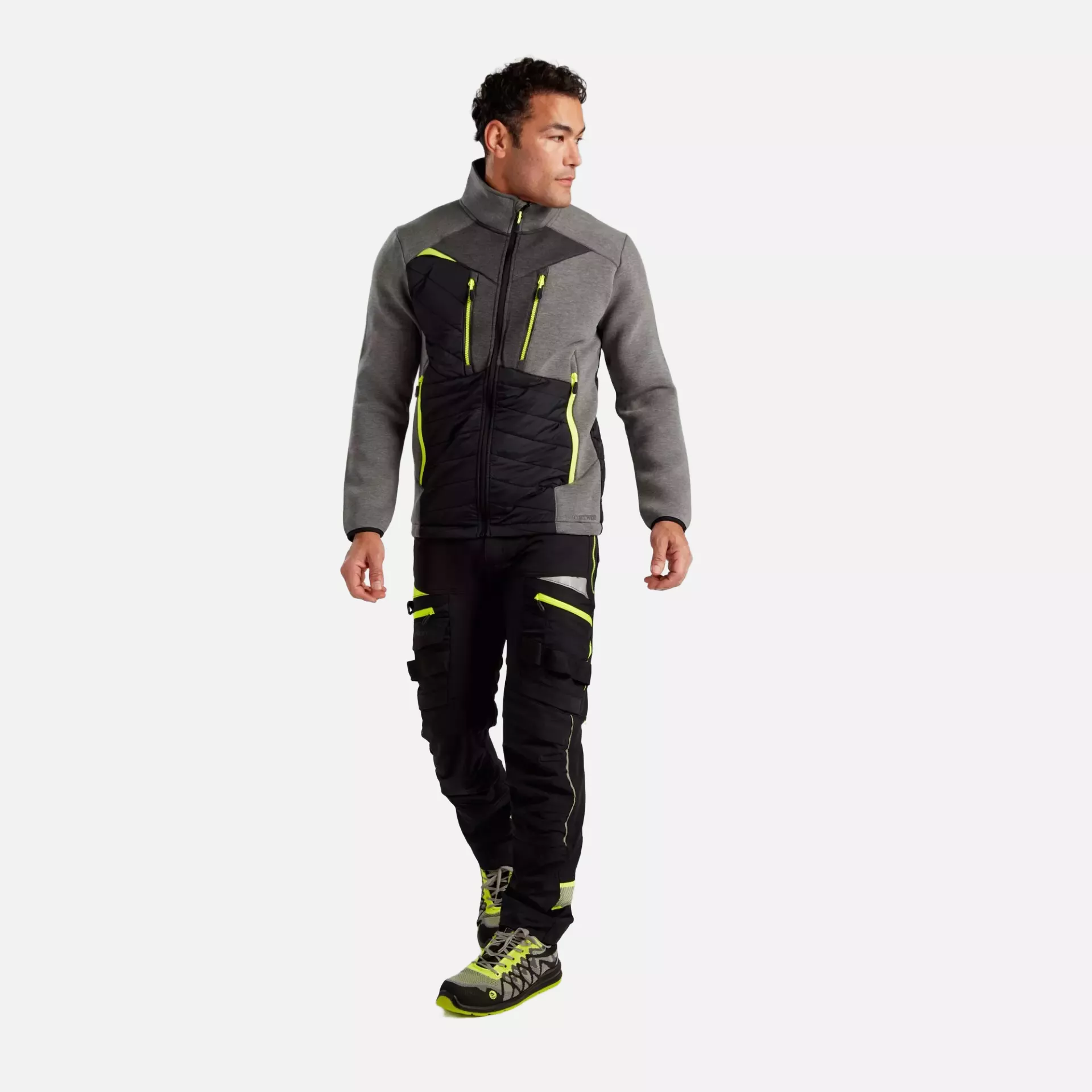 Portwest DX471MGR, DX4 Hybrid Baffle Jacket, Metal Grey, image 7