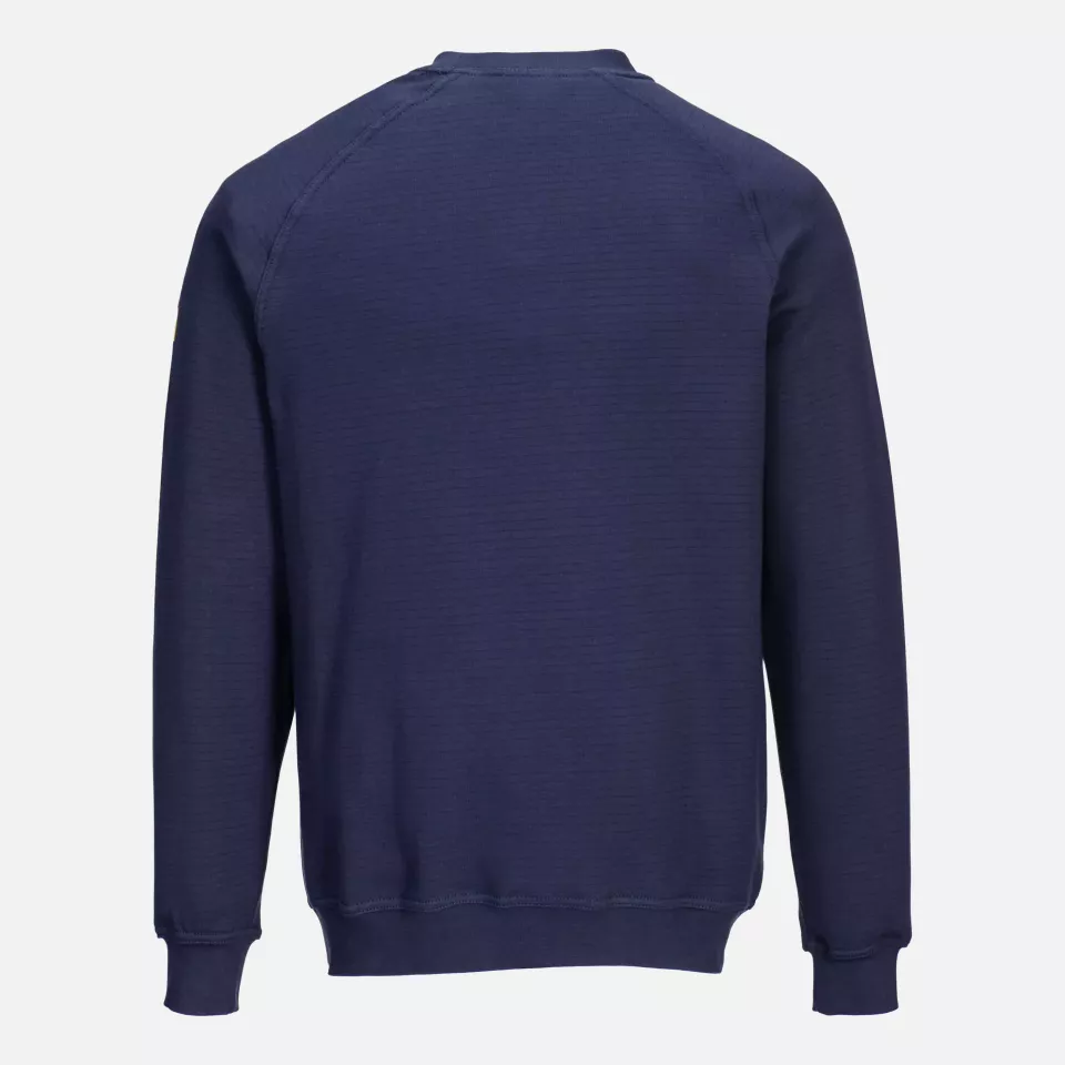 Portwest AS24NAR, Antistatisches ESD-Sweatshirt, Marine, image 2, gallery thumbnail