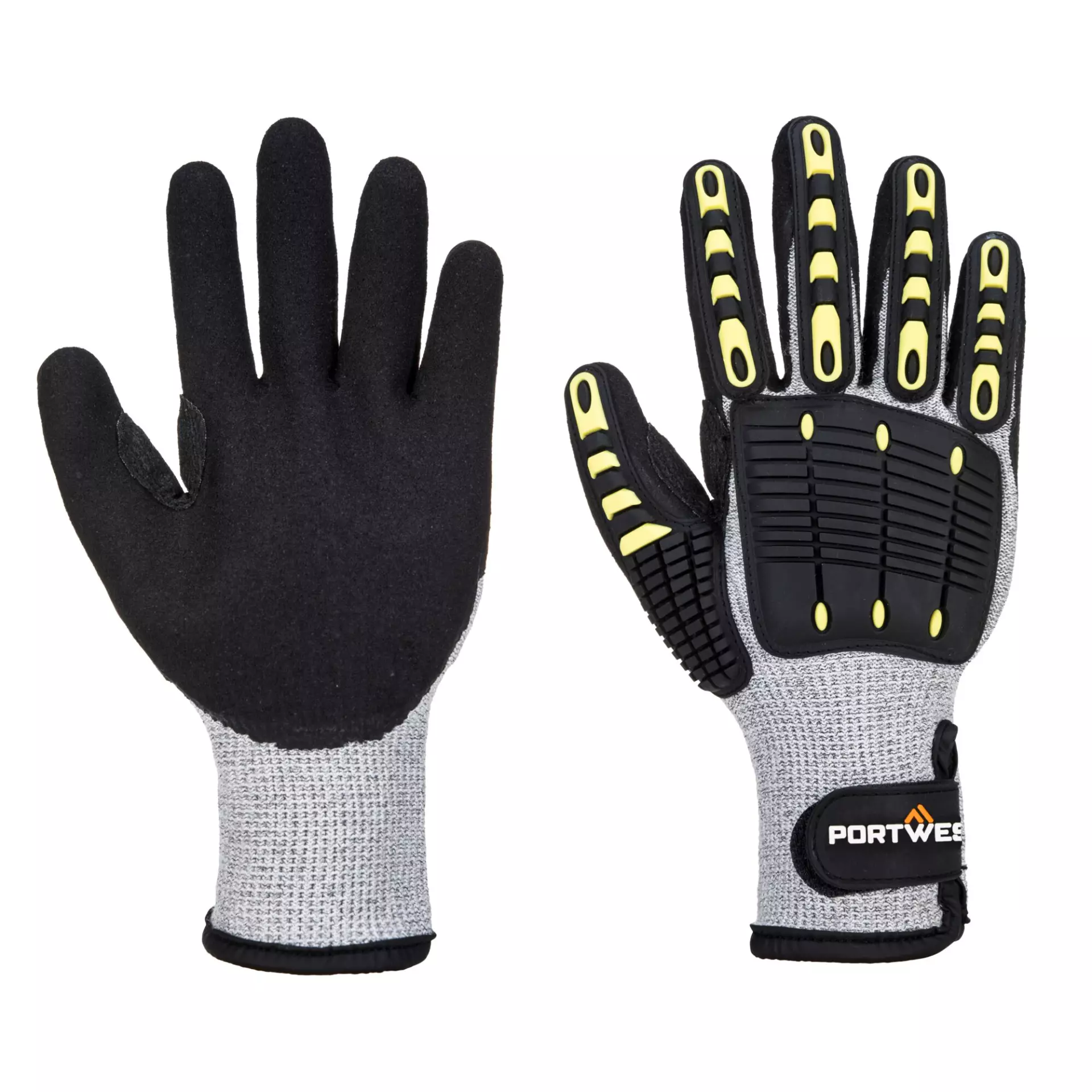 Portwest A729G8R, Anti Impact Cut Resistant Thermal Glove, Grey/Black, image 3