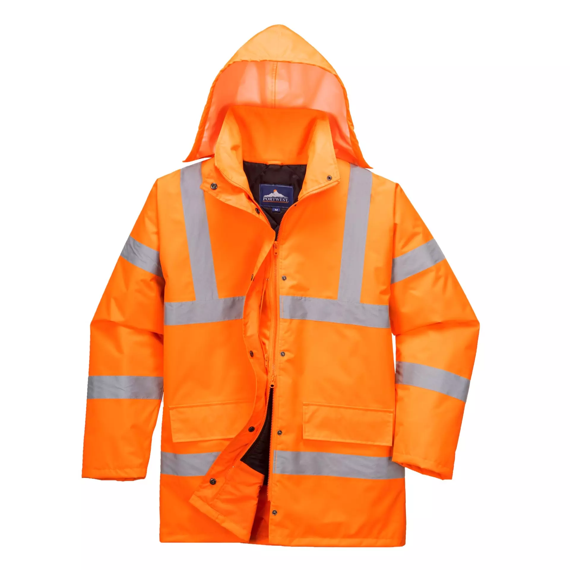 Portwest RT30ORR, Hi-Vis Winter Traffic Jacket, Orange, image 5
