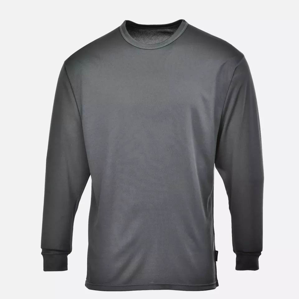 Portwest B133CHA, Thermal Baselayer Top, Charcoal, image 1, gallery thumbnail
