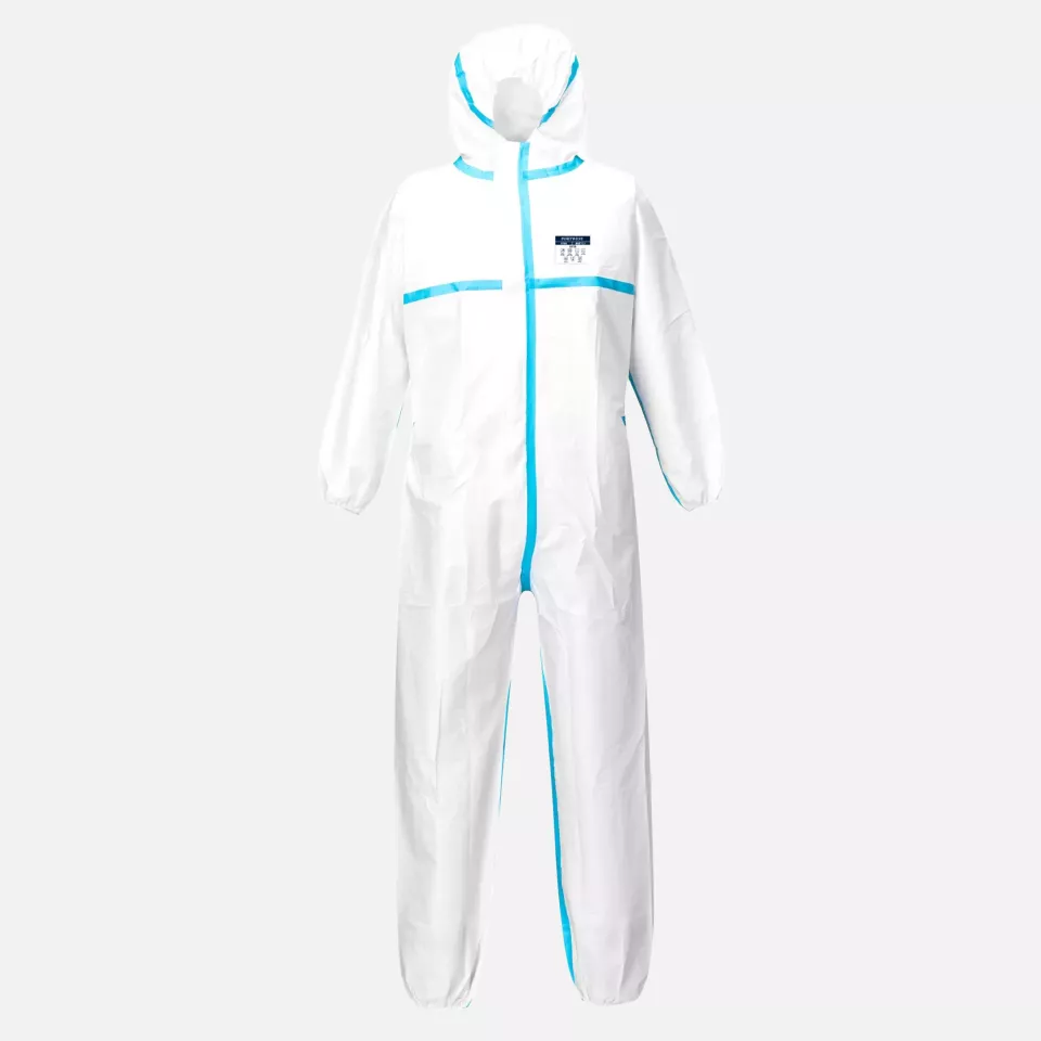 Portwest ST60WHR, BizTex Microporous Coverall Type 4/5/6, White, image 2, gallery thumbnail
