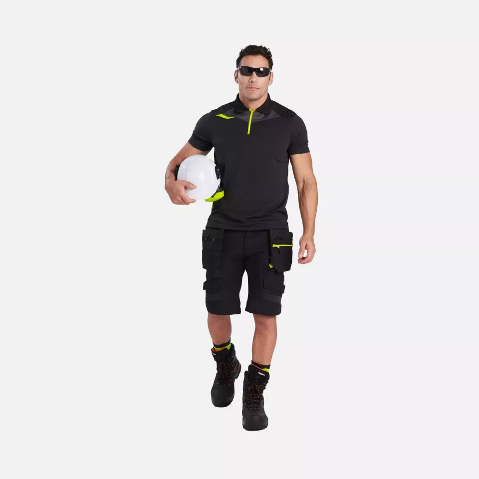 Portwest DX410BKR, DX4 Kurzarm-Poloshirt, Schwarz, image 9, gallery thumbnail