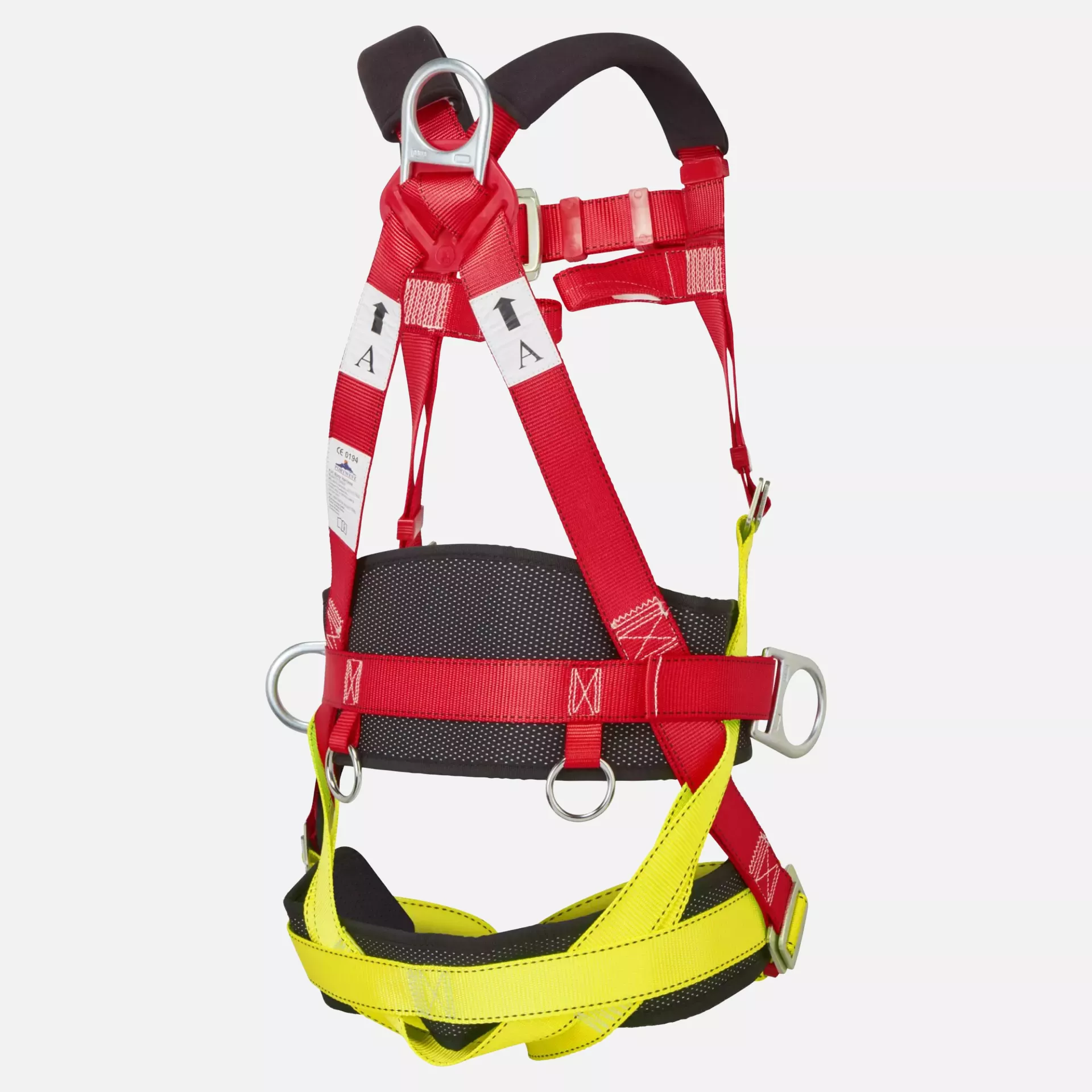 Portwest FP18RER, 3 Point Comfort Plus Harness, Red, image 6