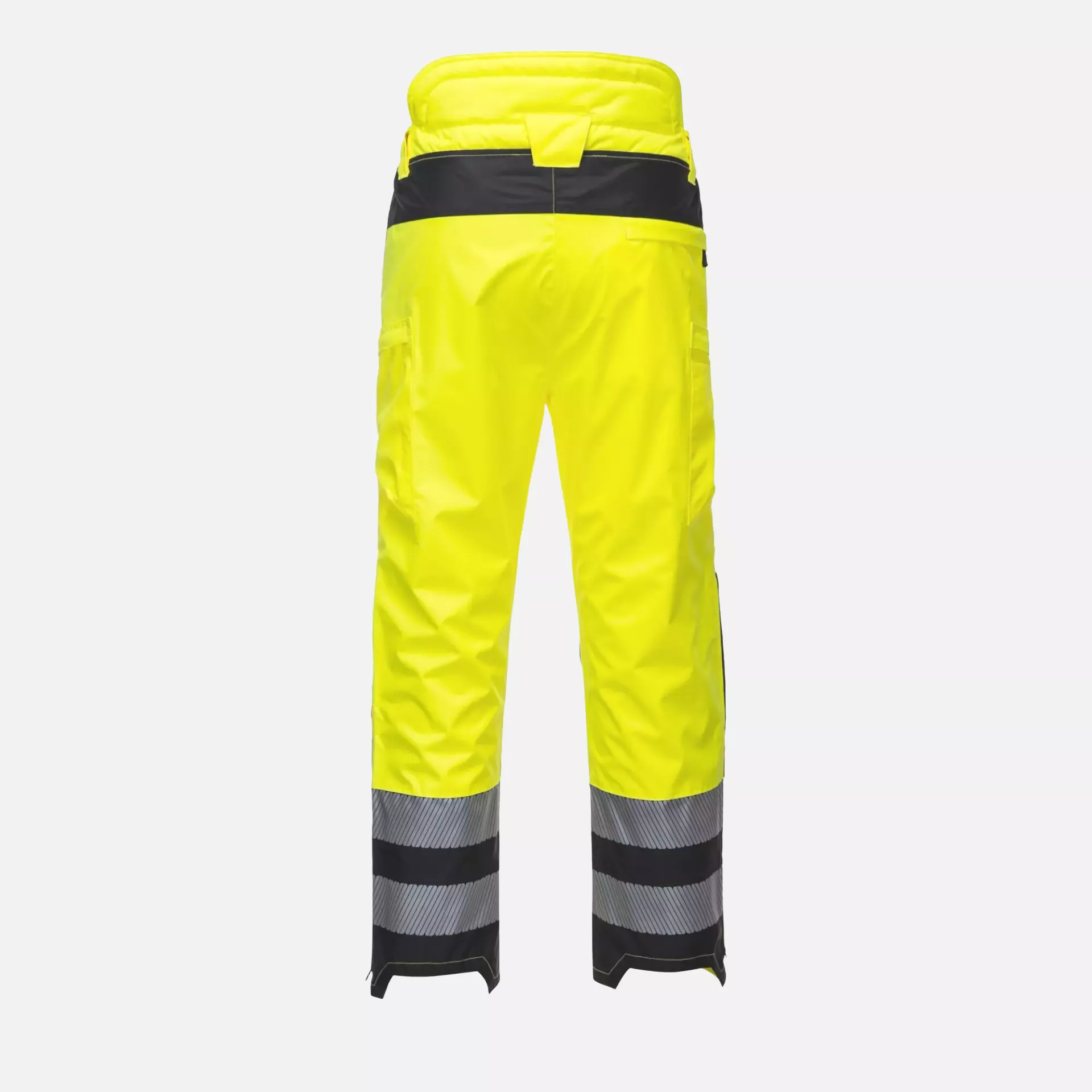 Portwest PW342YBR, PW3 Hi-Vis Extreme Rain Trousers, Yellow/Black, image 2