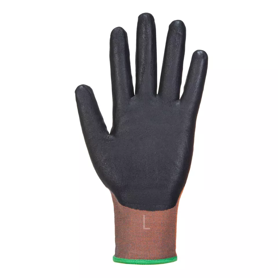 Portwest CT32G8R, CT Cut C18 Nitrile Glove, Grey/Black, image 2, gallery thumbnail