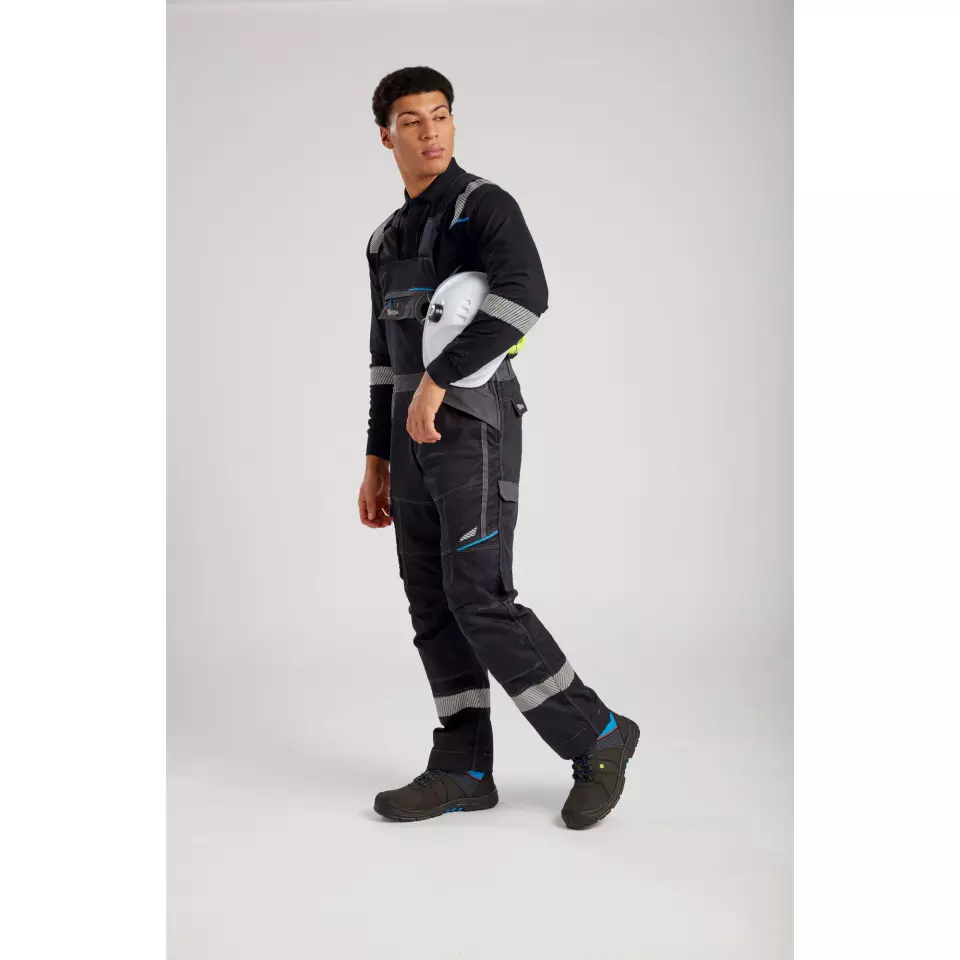 Portwest FR405BKR, WX3 FR Modaflame Latzhose, Schwarz, image 10, gallery thumbnail