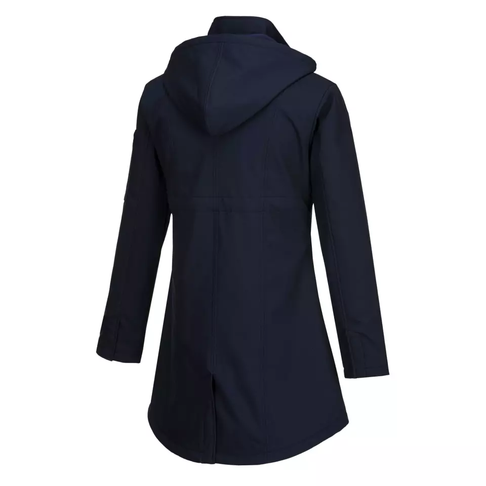 Portwest TK42NAR, Carla Women's Hooded Softshell Jacket (3L), Navy, image 3, gallery thumbnail