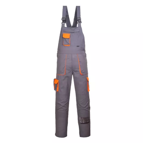 Portwest Texo Contrast Bib and Brace, Grey
