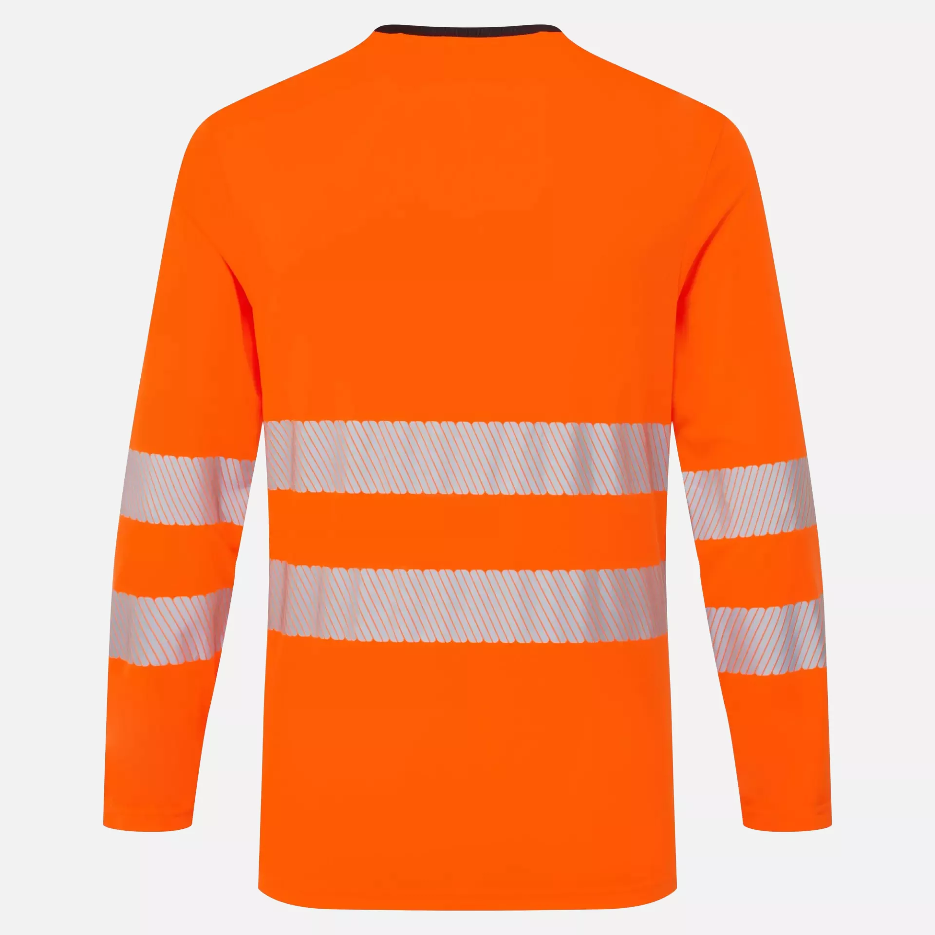 Portwest DX416OBR, DX4 Hi-Vis T-Shirt L/S, Orange/Black, image 1
