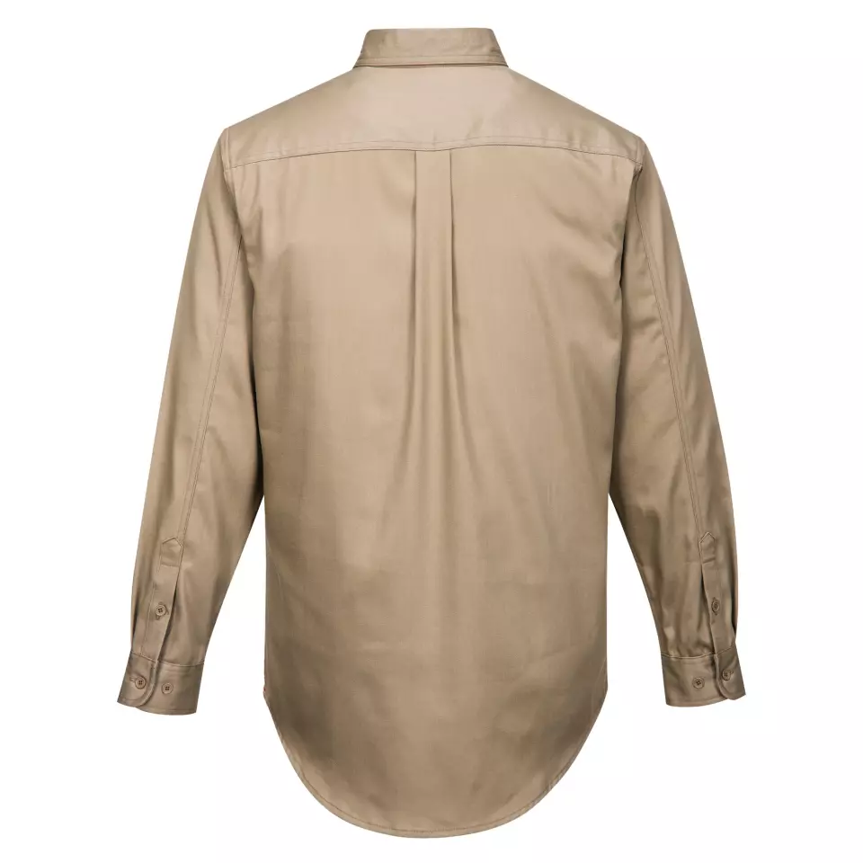 Portwest FR89KHR, Bizflame 88/12 Flammhemmendes Arbeitshemd, Khaki, image 2, gallery thumbnail