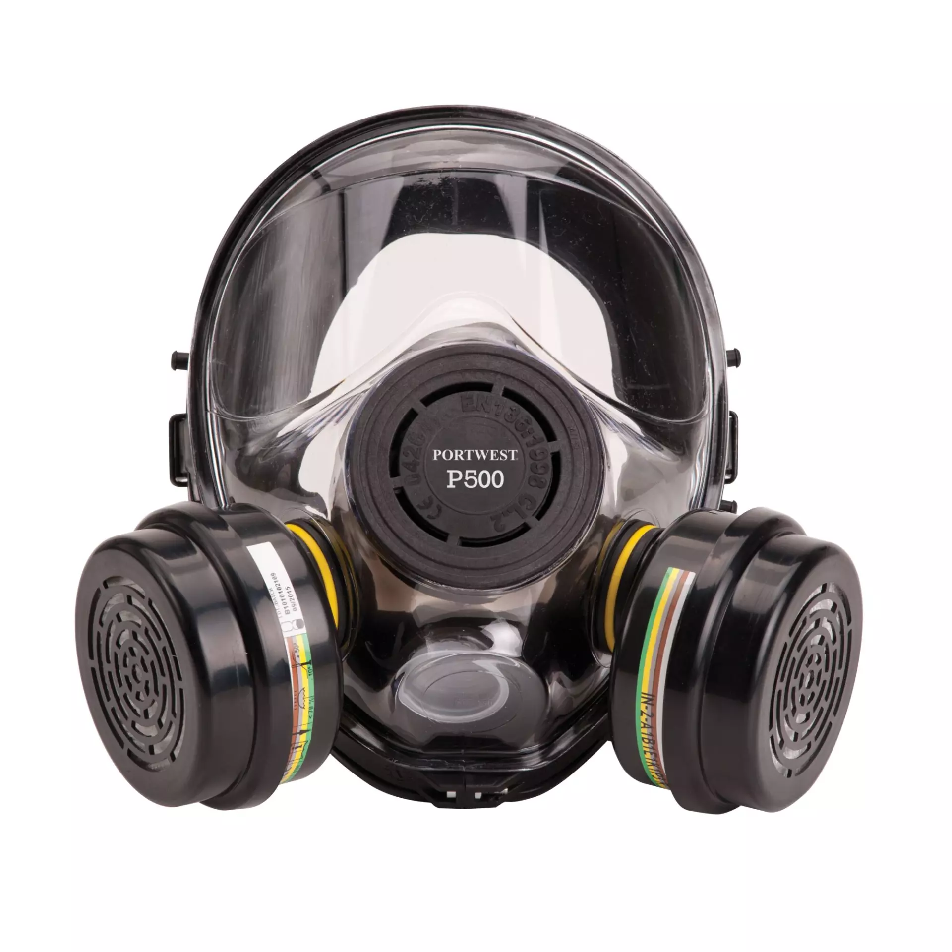 Portwest P500BKR, Vienna Full Face Mask, Black, image 2