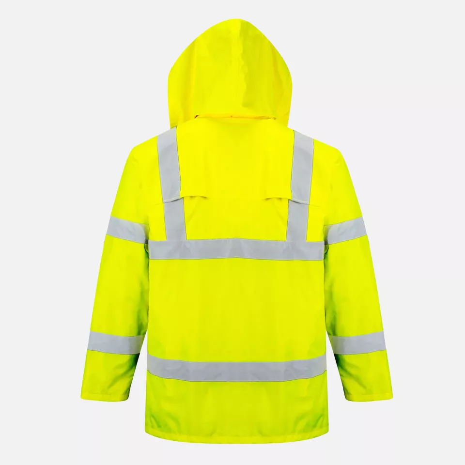 Portwest H440YER, Hi-Vis Rain Jacket, Yellow, image 3, gallery thumbnail
