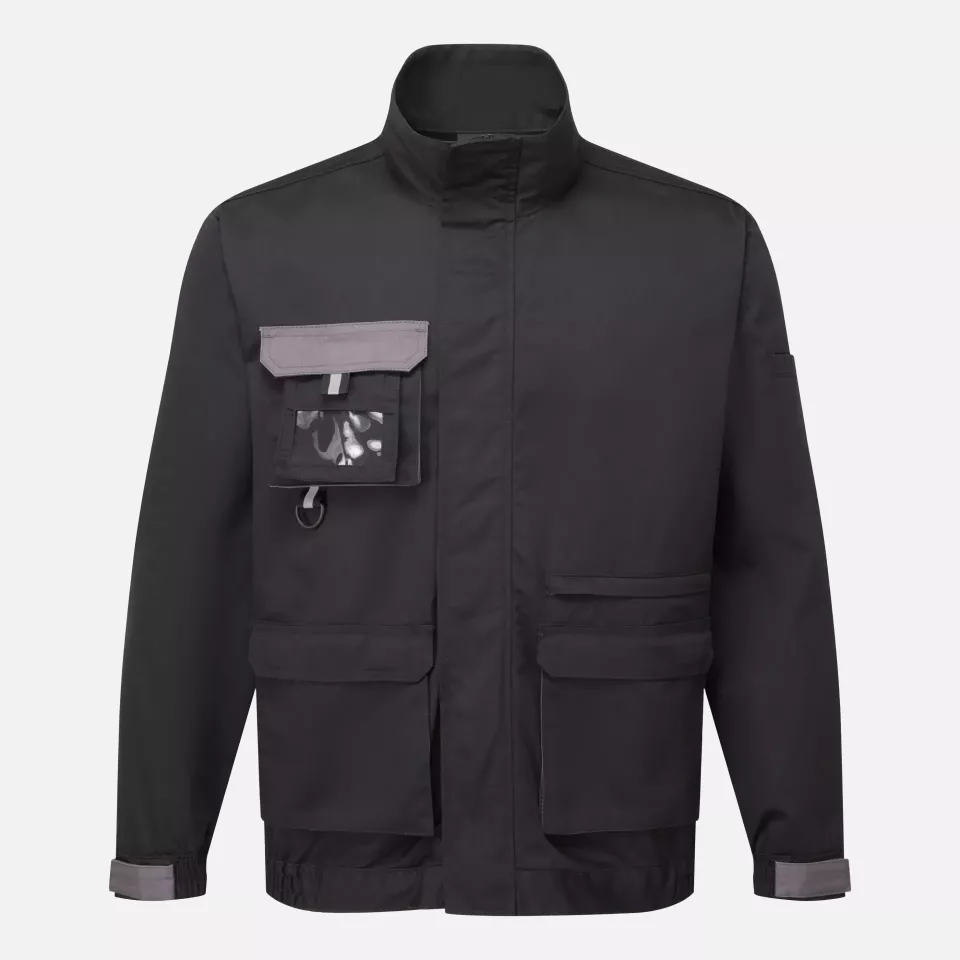 Portwest TX10BKR, Texo Contrast Jacket, Black, image 5, gallery thumbnail
