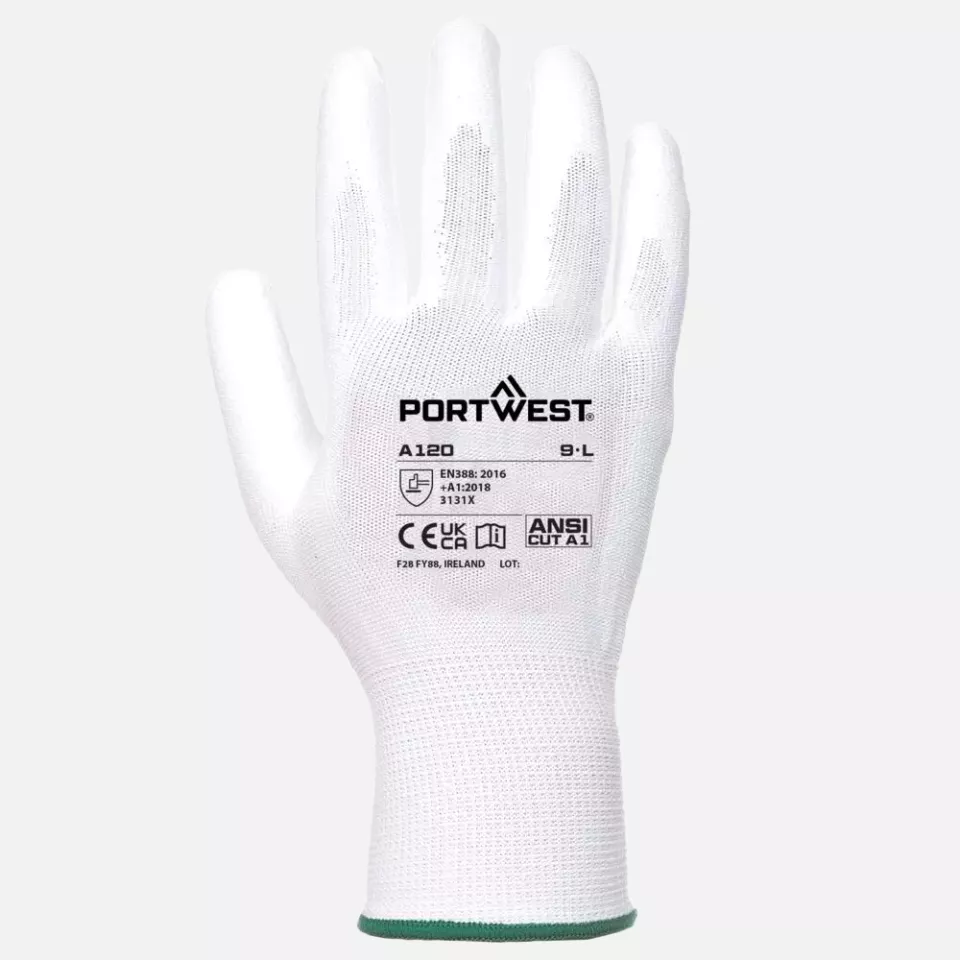 Portwest A120WHR, PU-Handschuh, Weiß, image 1, gallery thumbnail