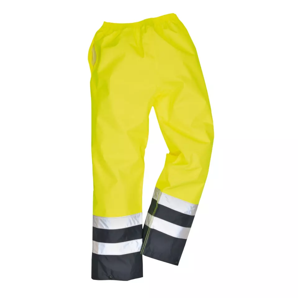 Portwest S486YER, Hi-Vis Two Tone Traffic Trouser, Yellow, image 3, gallery thumbnail
