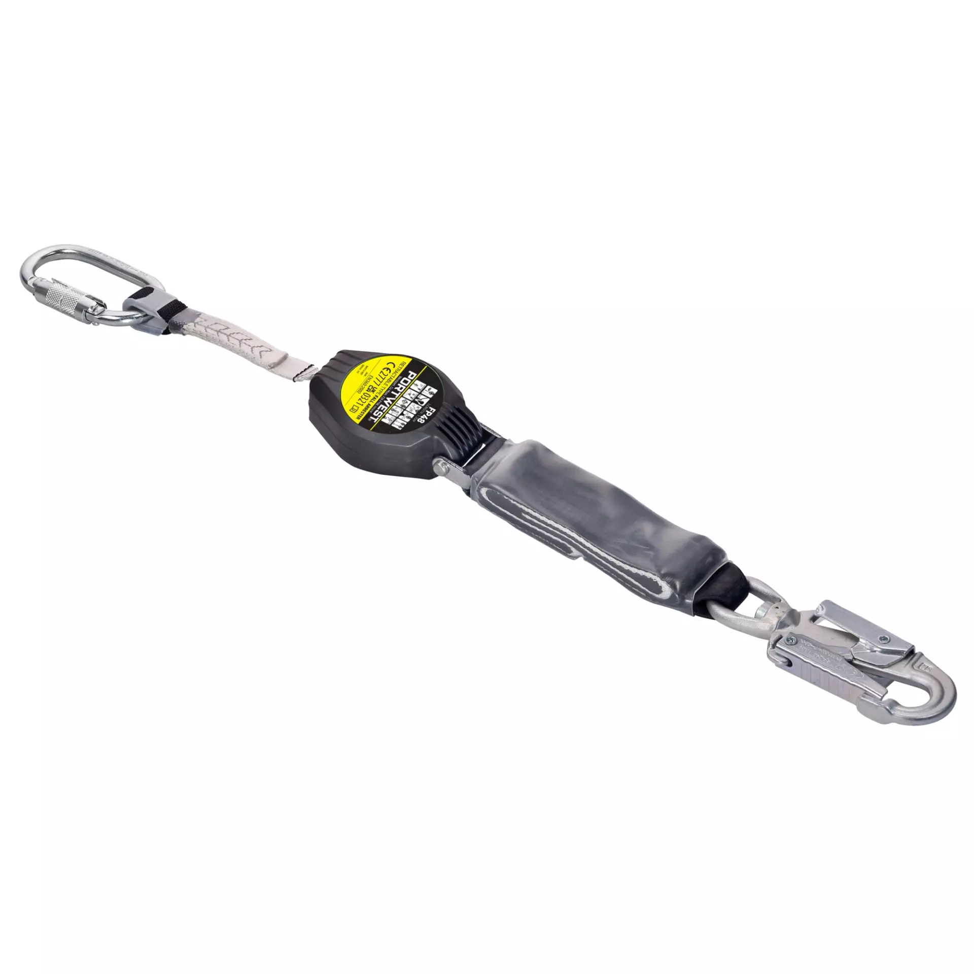 Portwest FP48BKR, Self Retract 1.35m Lifeline, Black, image 1