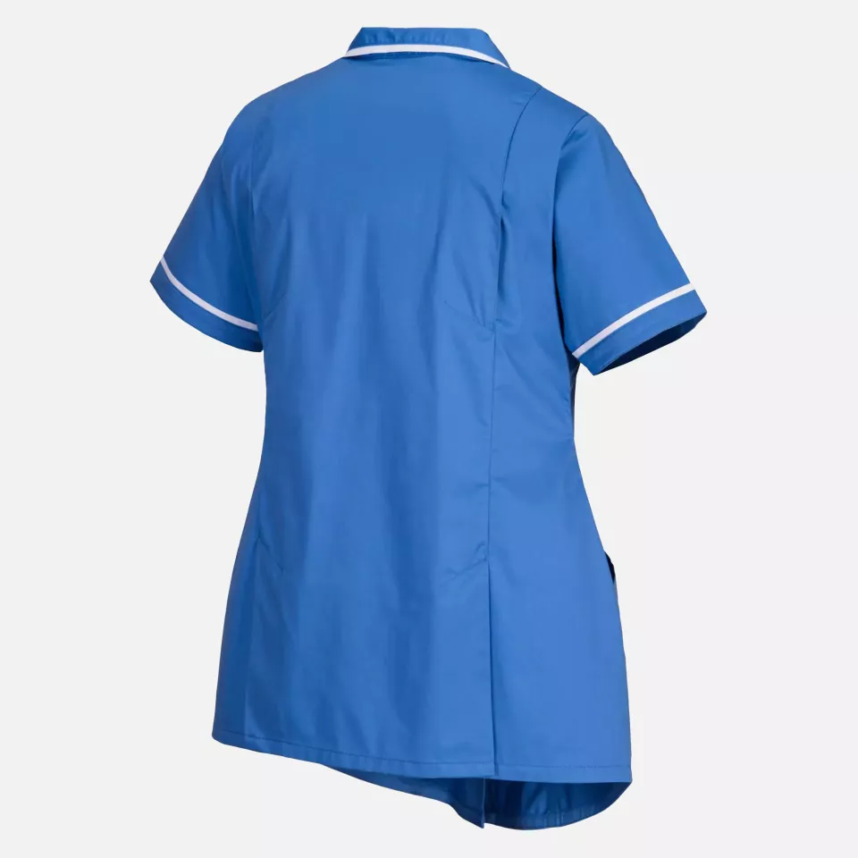 Portwest LW18HBR, Stretch Maternity Tunic, Hamilton Blue, image 3, gallery thumbnail