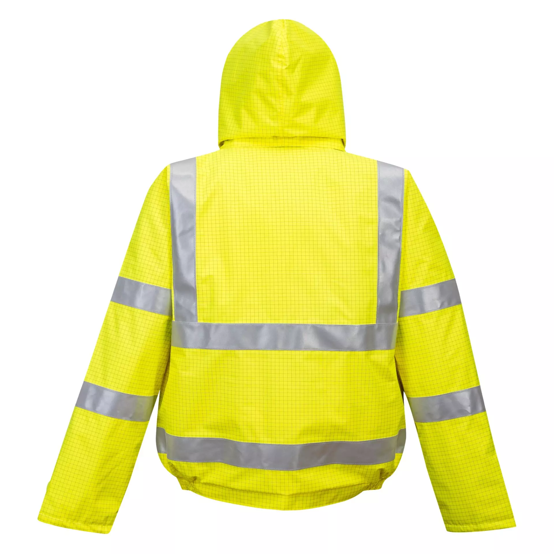 Portwest S773YER, Bizflame Rain Hi-Vis Antistatic FR Bomber Jacket, Yellow, image 4
