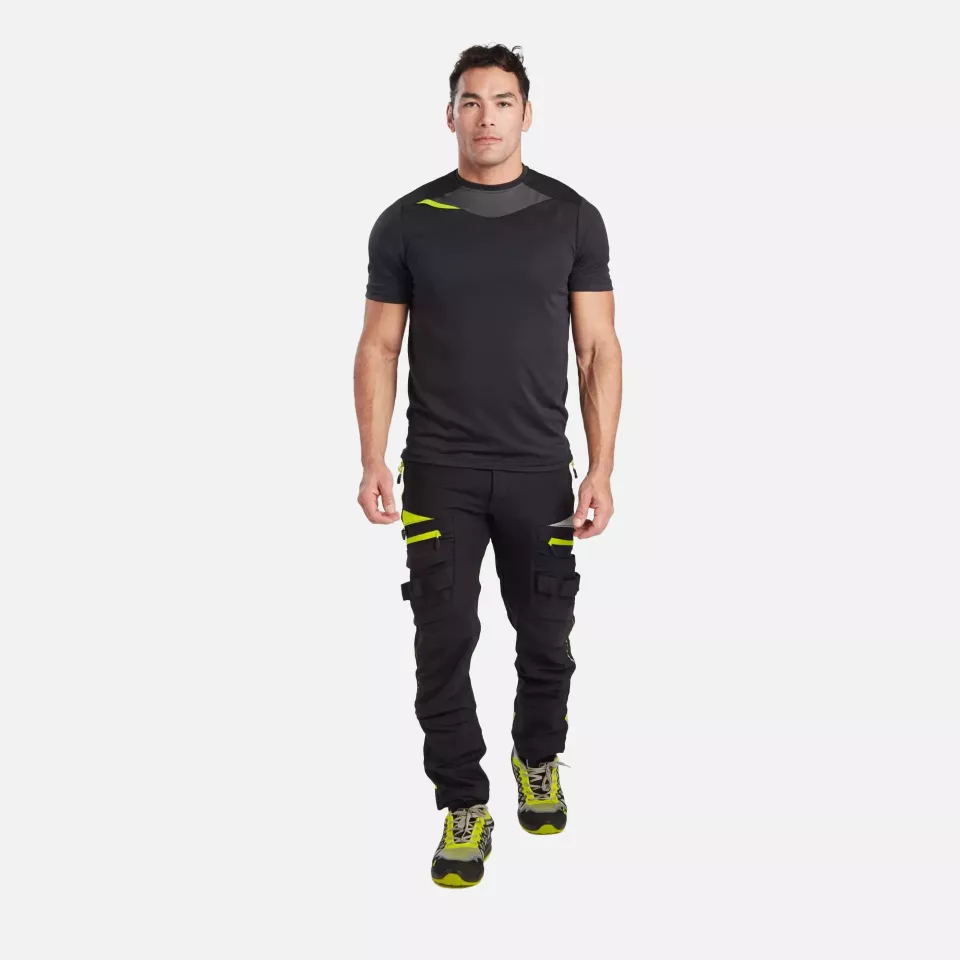 Portwest DX411BKR, DX4 T-Shirt S/S, Black, image 8, gallery thumbnail