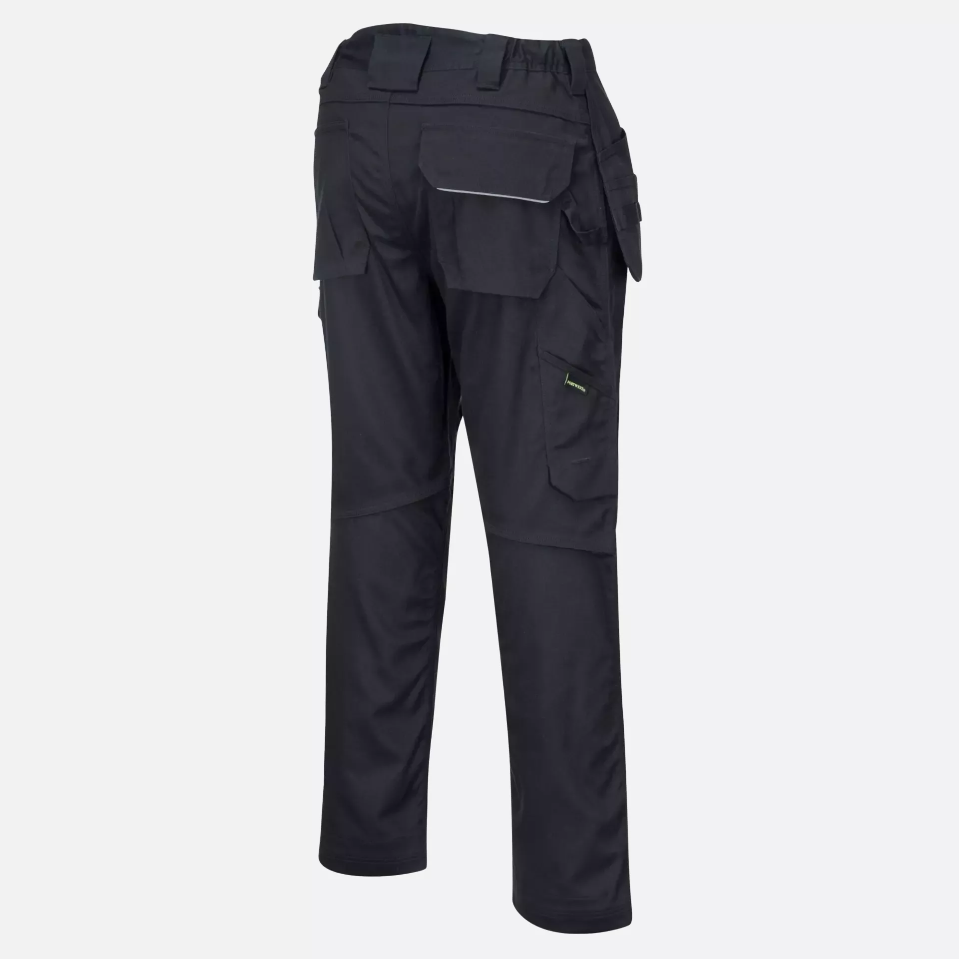 Portwest PW347BKR, PW3 Cotton Work Holster Trousers, Black, image 2