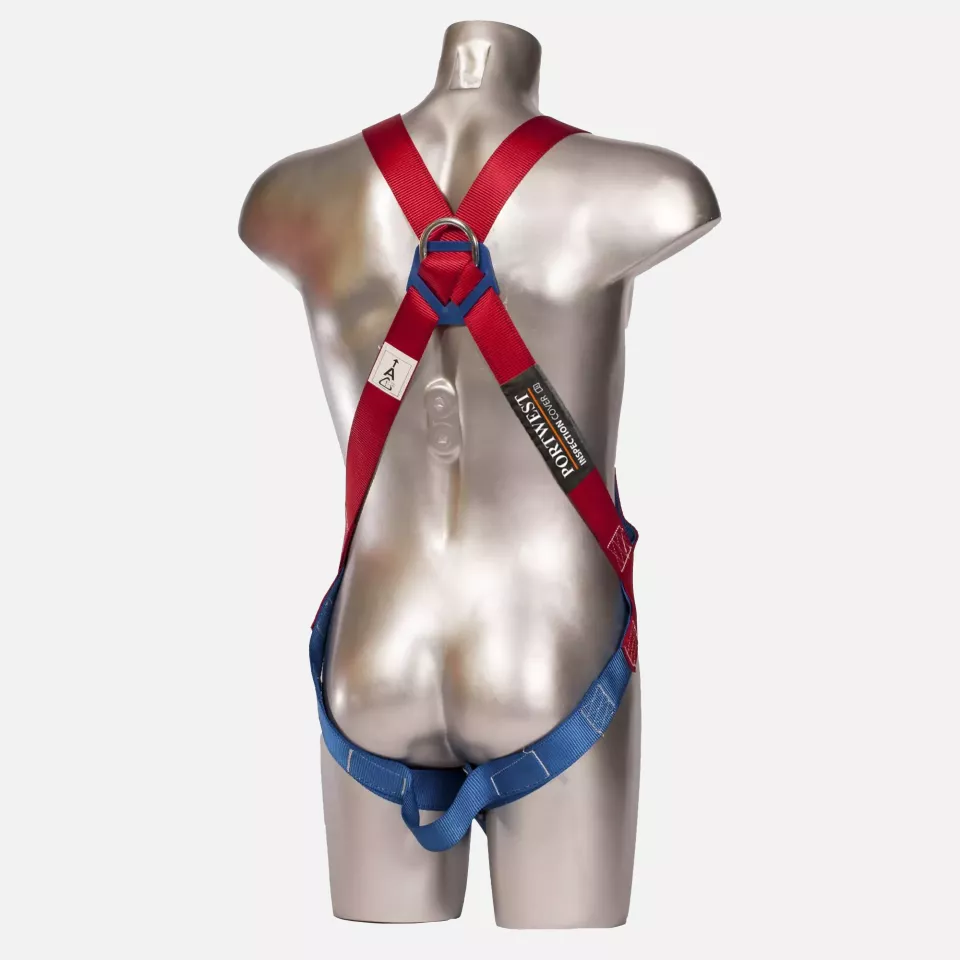 Portwest FP11RER, 1 Point Harness, Red, image 3, gallery thumbnail
