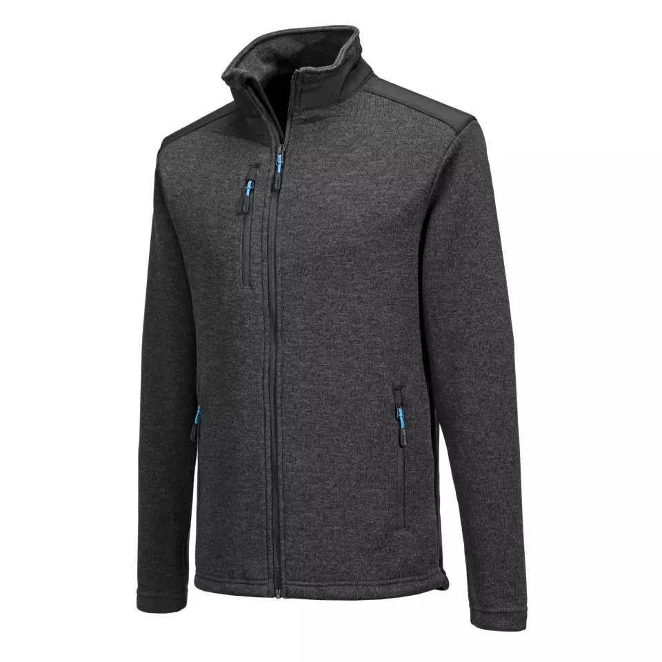Portwest T830GMR, KX3 Performance Fleece, Grey Marl, image 11, gallery thumbnail
