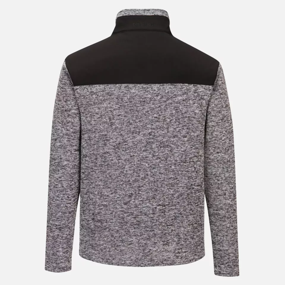 Portwest T830PGR, KX3 Performance Fleece, Platinum Grey, image 2, gallery thumbnail