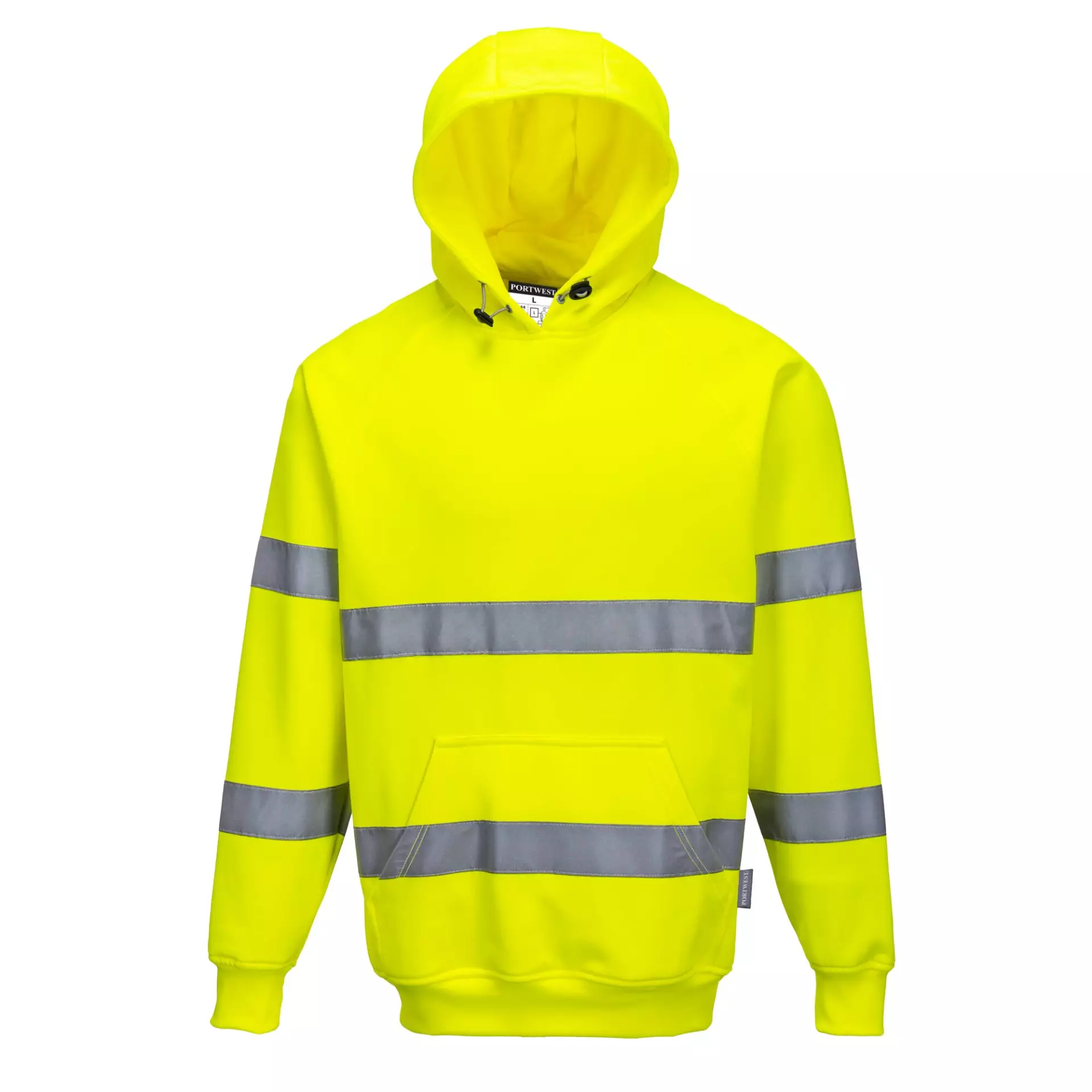 Portwest B304YER, Hi-Vis Hoodie, Yellow