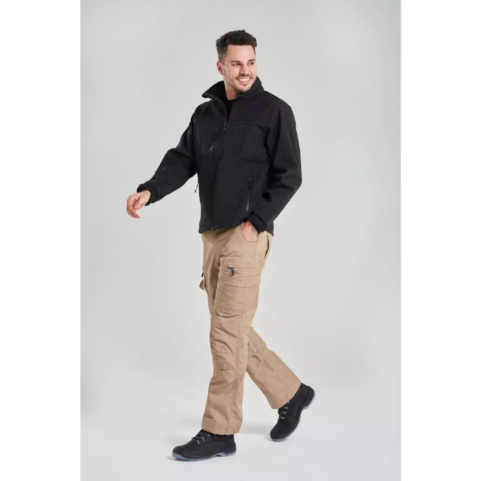 Portwest T802BKR, KX3 Ripstop Trousers, Black, image 7, gallery thumbnail