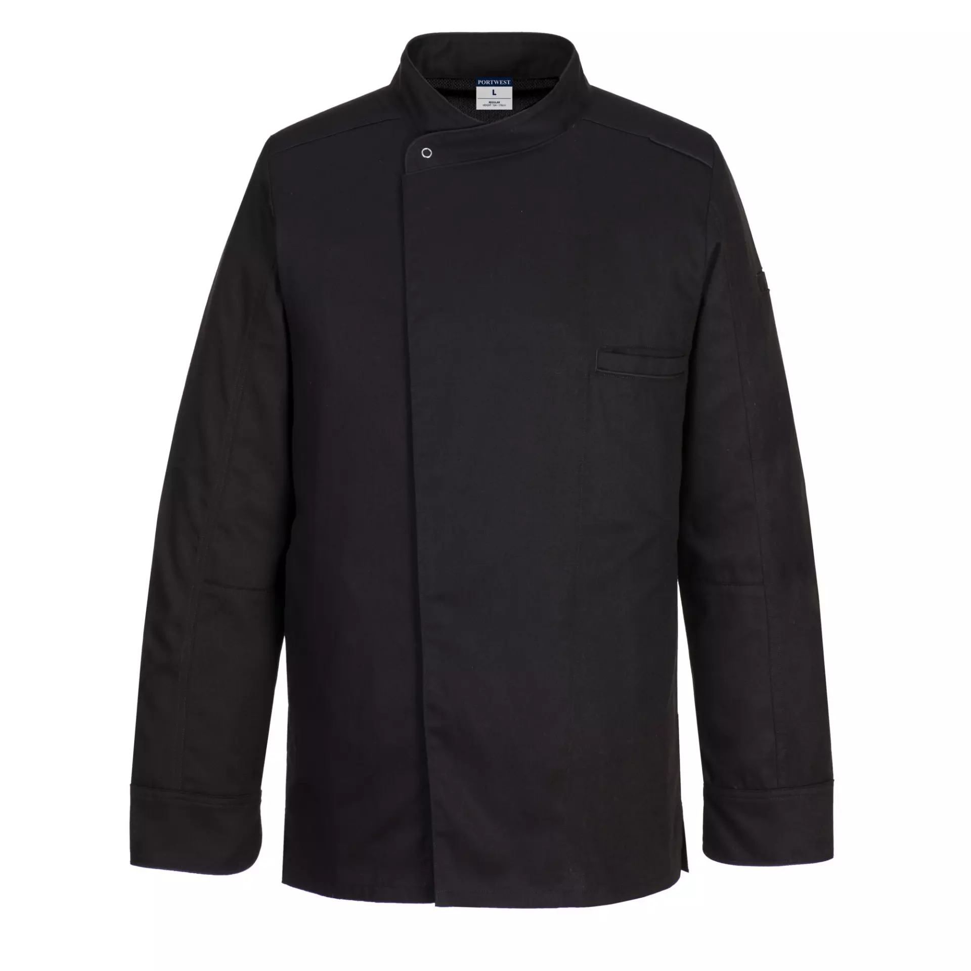 Portwest C835BKR, Chef's Mesh Air Pro Surrey Jacket L/S, Black, image 1