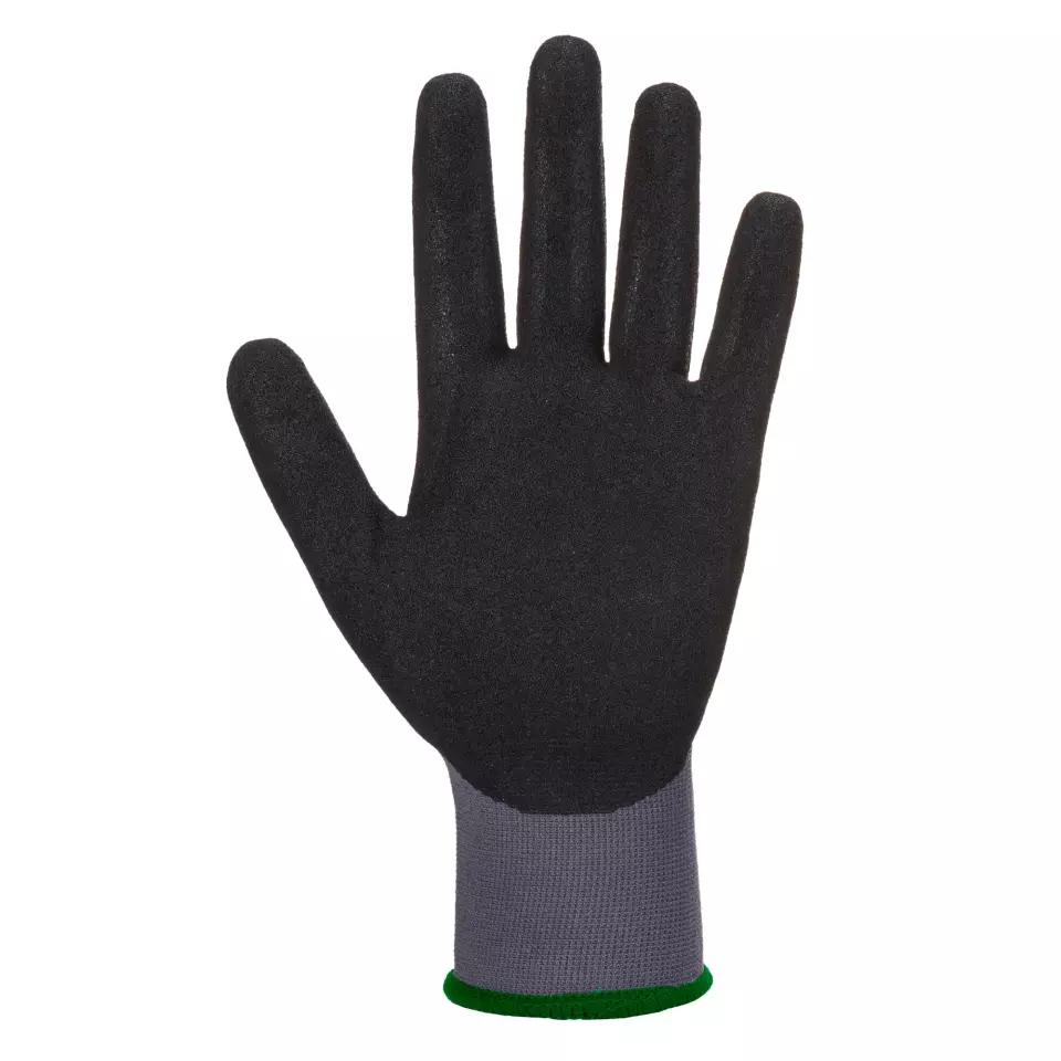 Portwest AP62G8R, Dermiflex Aqua Glove, Grey/Black, image 2, gallery thumbnail