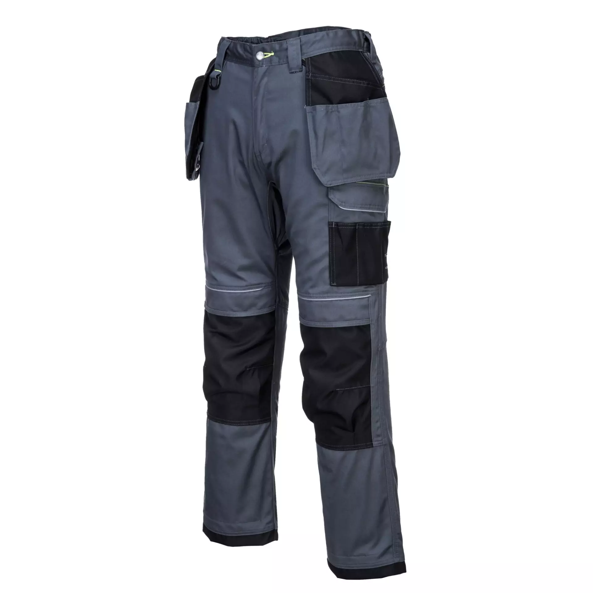 Portwest T602ZBR, PW3 Holster Work Trousers, Zoom Grey/Black, image 7