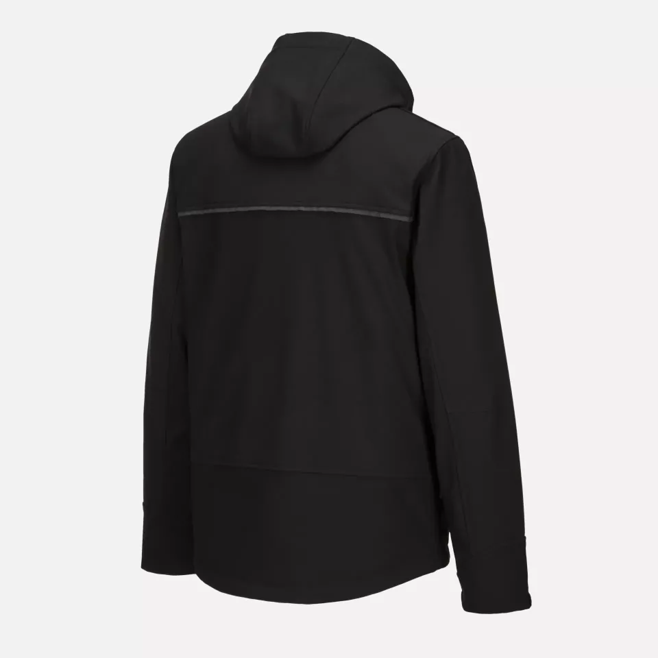 Portwest KX362BKR, KX3 Hooded Softshell (3L), Black, image 3, gallery thumbnail