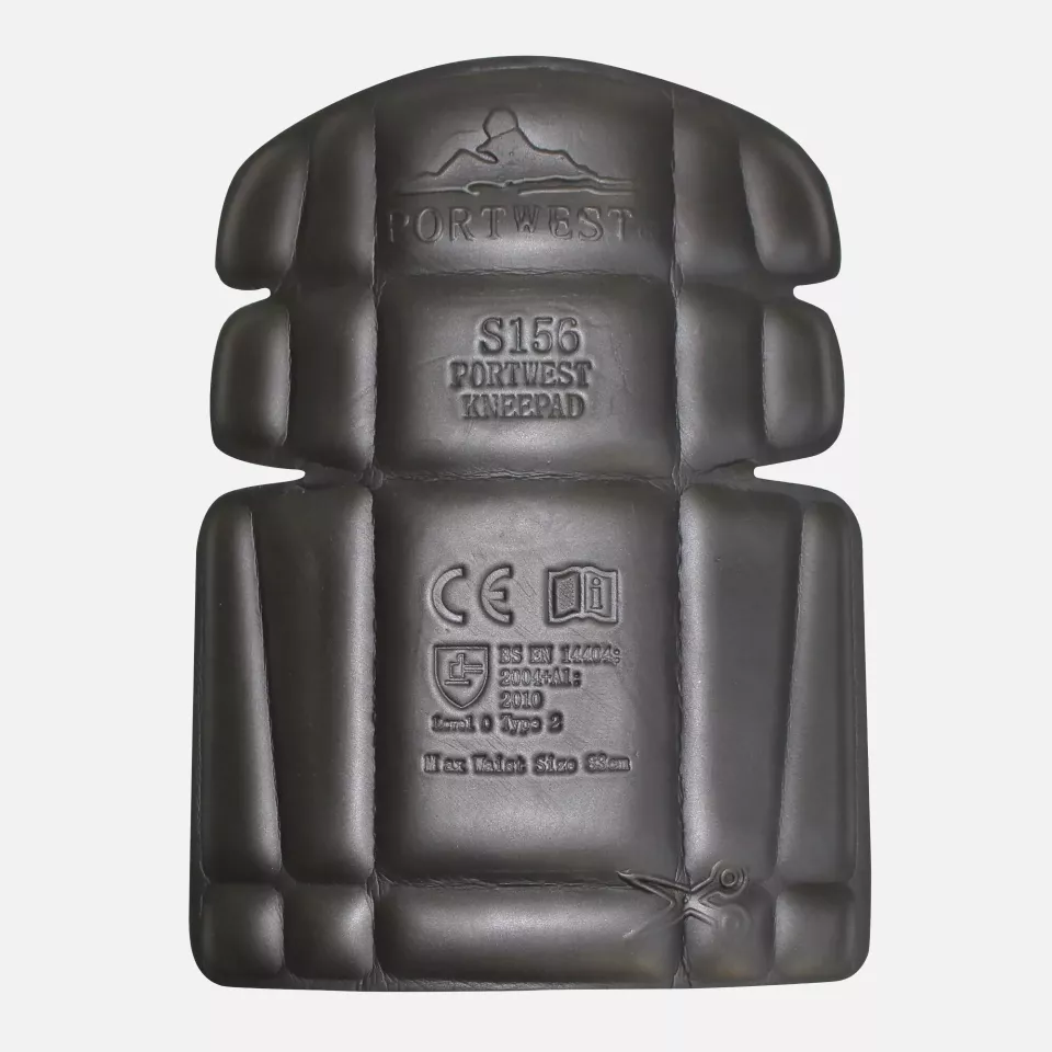 Portwest S156BKR, Knee Pad, Black, image 1, gallery thumbnail