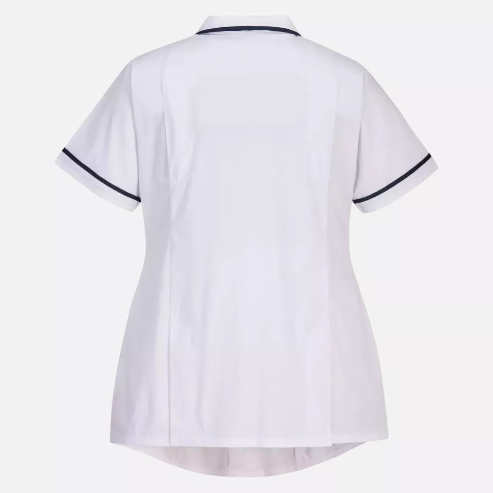 Portwest LW18WHR, Stretch Maternity Tunic, White, image 2, gallery thumbnail