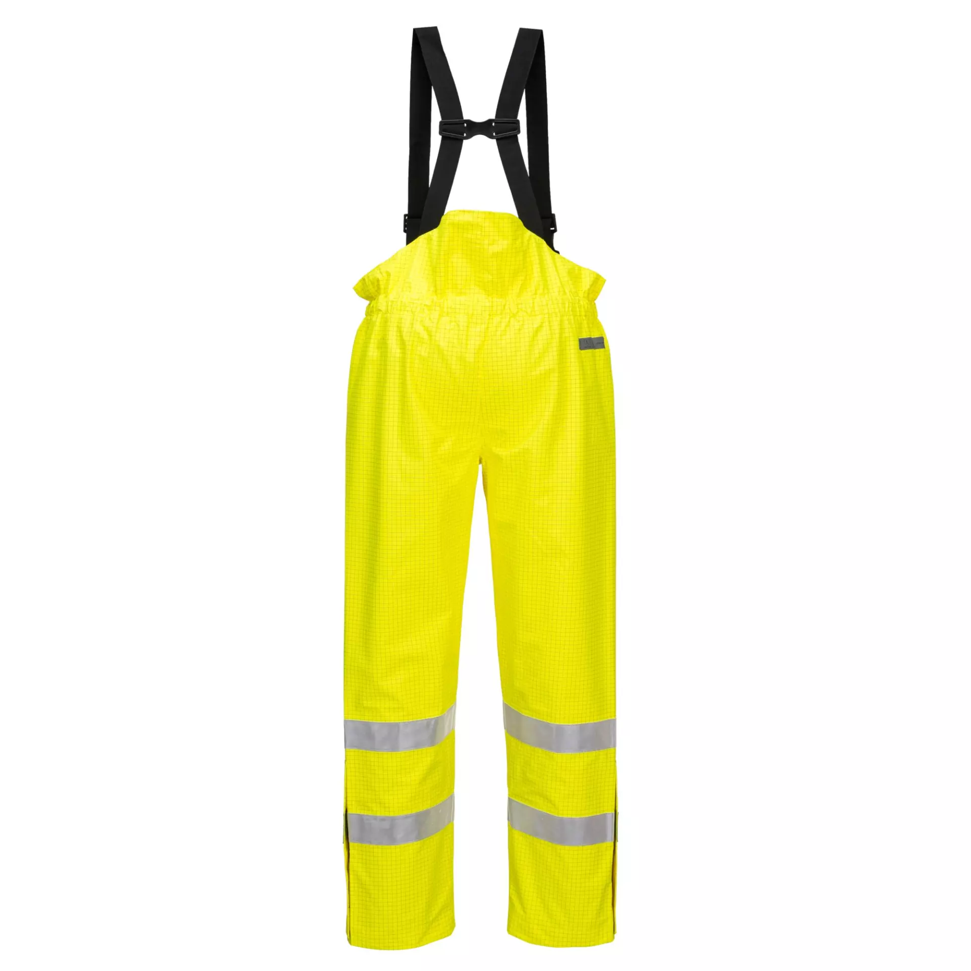 Portwest S780YER, Bizflame Rain Unlined Hi-Vis Antistatic FR Trousers, Yellow, image 2