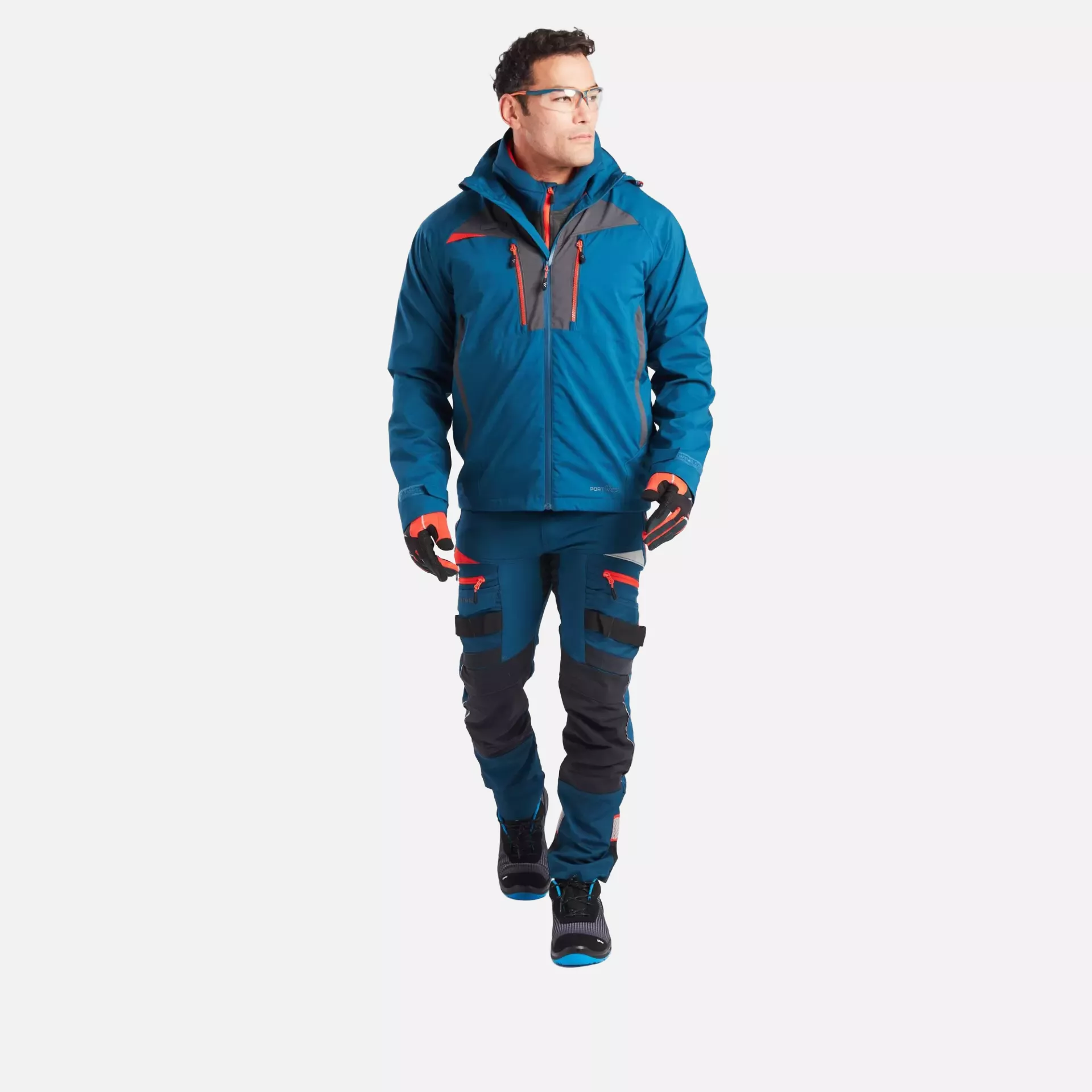 Portwest DX463MBR, DX4 Rain Jacket, Metro Blue, image 6