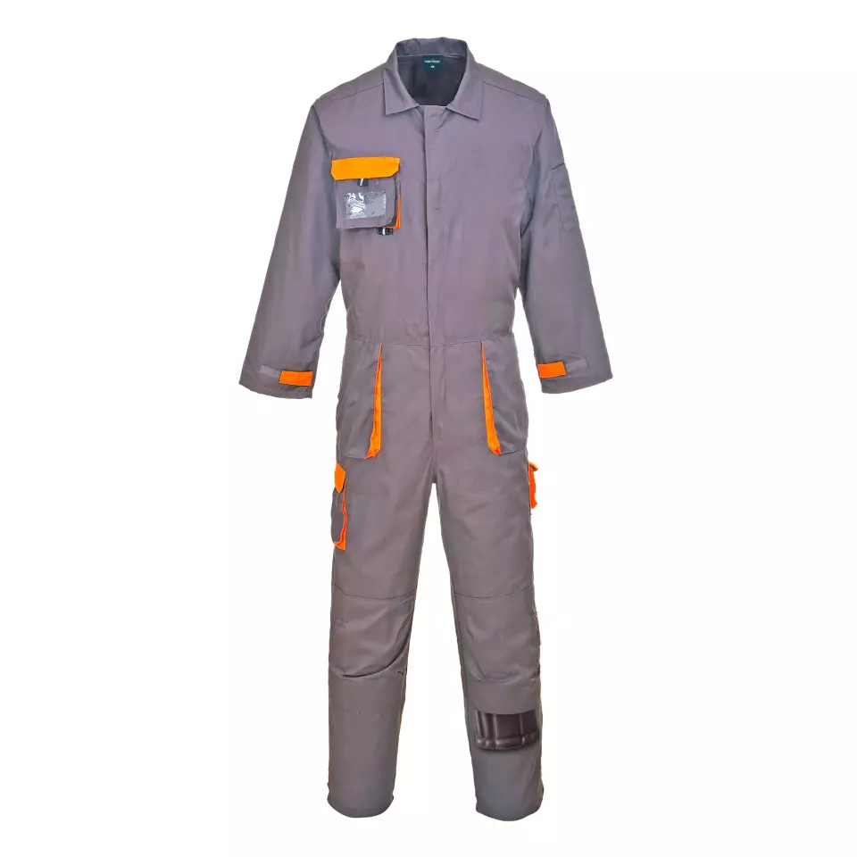 Portwest TX15GRR, Texo Contrast Coverall, Grey, image 1, gallery thumbnail