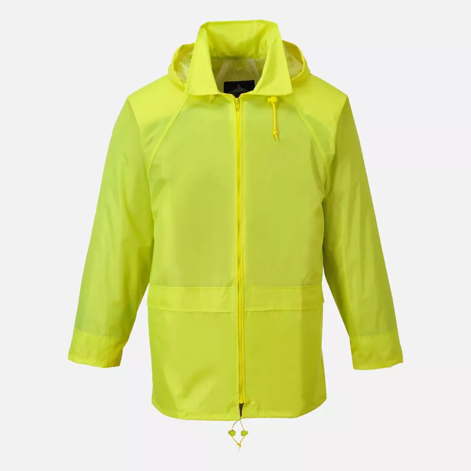 Portwest S440YER, Classic Rain Jacket, Yellow, image 4, gallery thumbnail