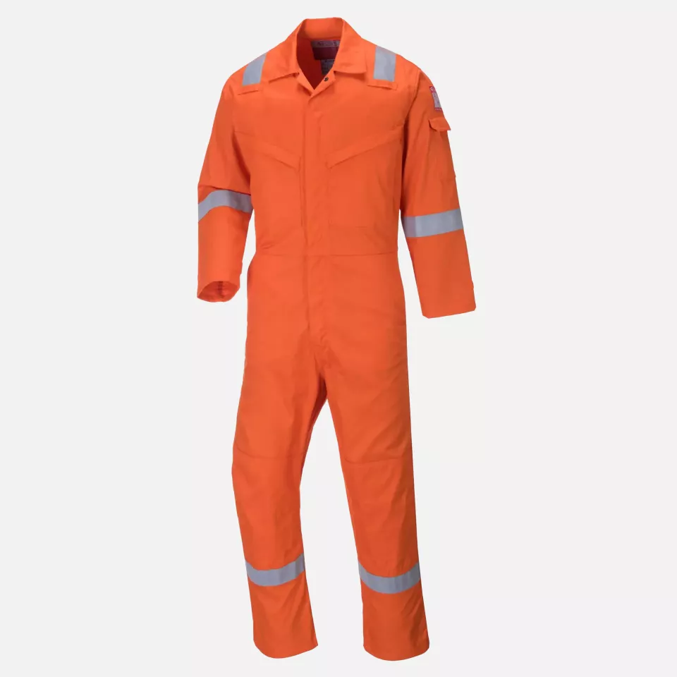 Portwest FF50ORR, Bizflame Work Aberdeen FR Coverall, Orange, image 2, gallery thumbnail