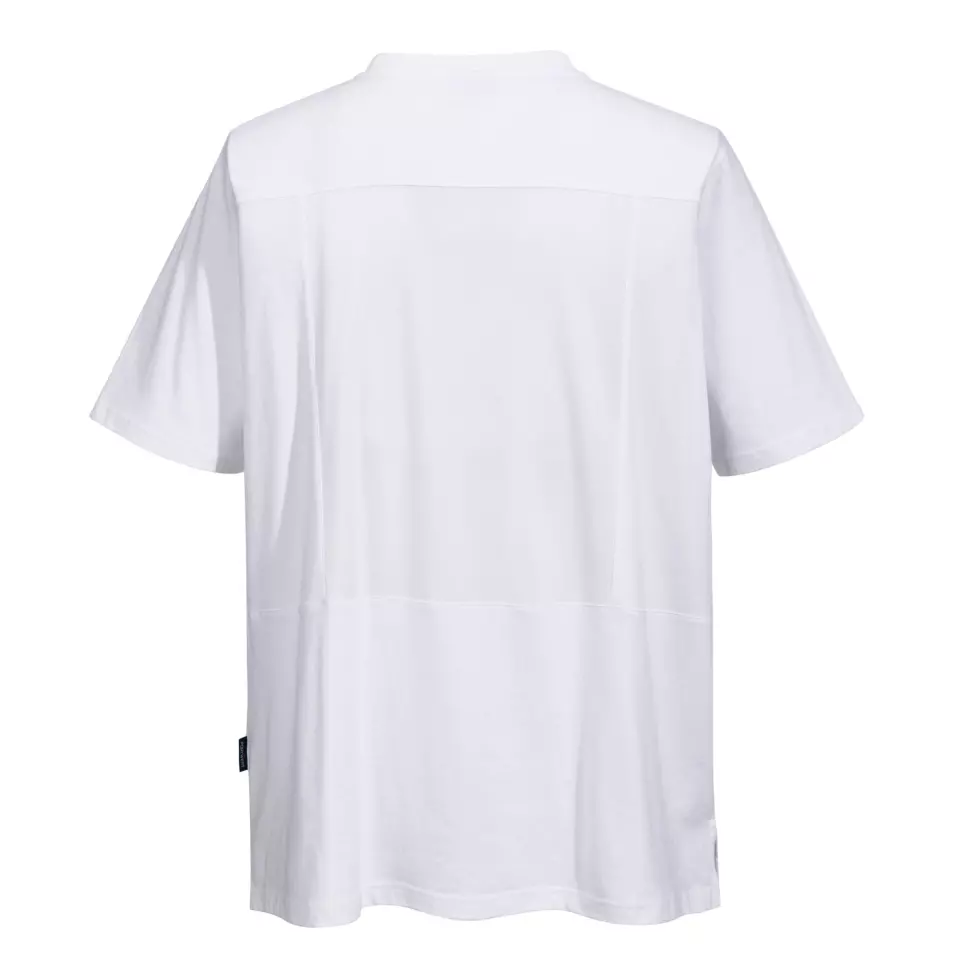 Portwest C195WHR, Cotton MeshAir Pro T-Shirt S/S, White, image 2, gallery thumbnail