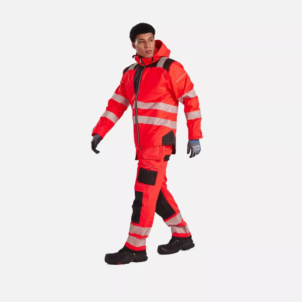 Portwest T501RBK, PW3 Hi-Vis Arbeitshose mit Holstertaschen, Rot/Schwarz, image 9, gallery thumbnail