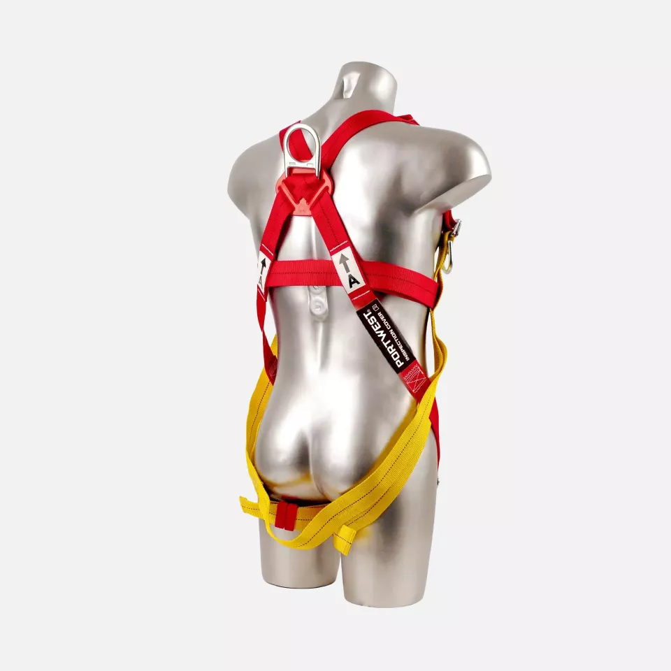 Portwest FP10RER, 2 Point Plus Harness, Red, image 3, gallery thumbnail