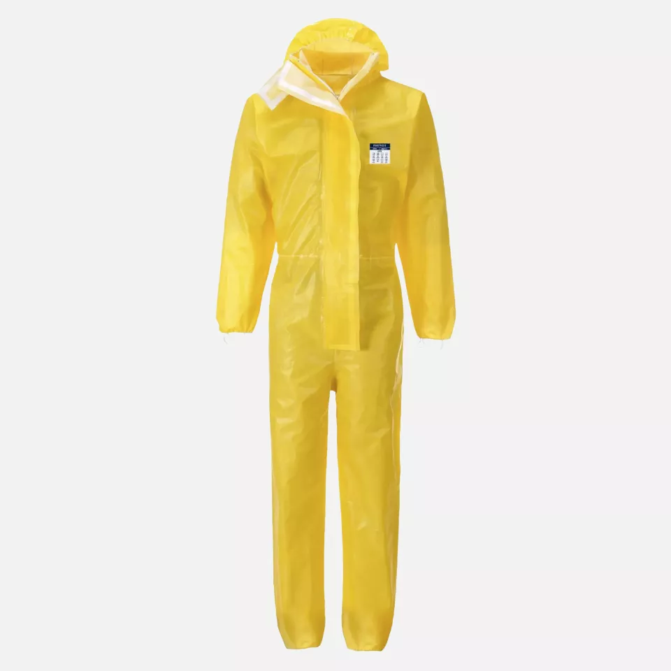 Portwest ST70YER, BizTex Microporous Coverall Type 3/4/5/6, Yellow, image 1, gallery thumbnail