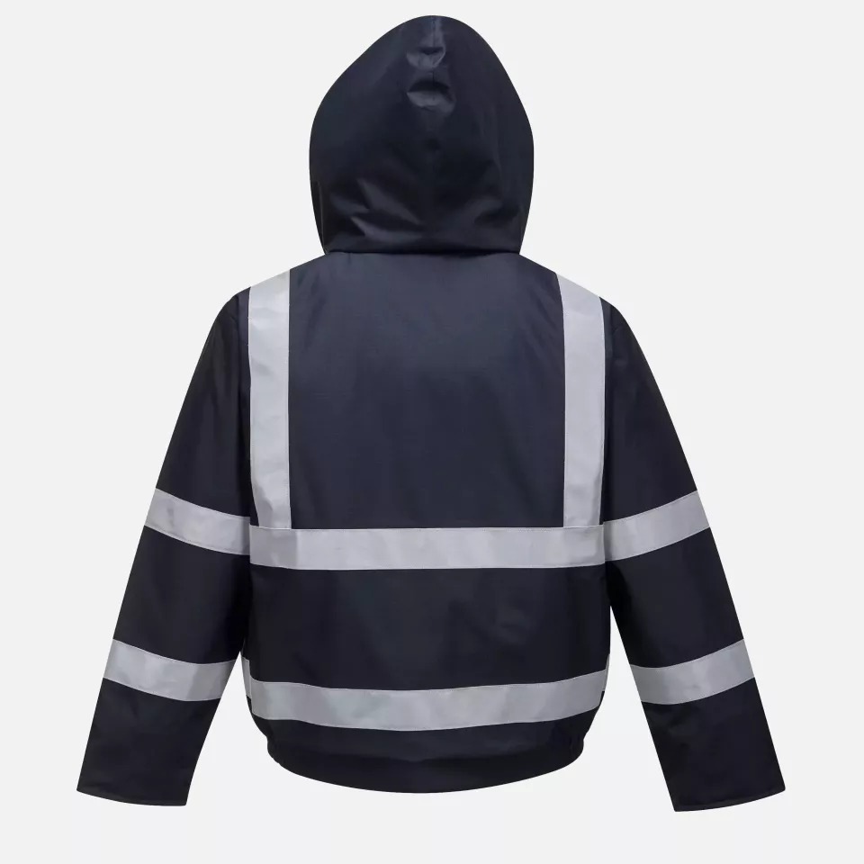 Portwest S783NAR, Bizflame Rain FR Multi Protection Bomber Jacket, Navy, image 2, gallery thumbnail
