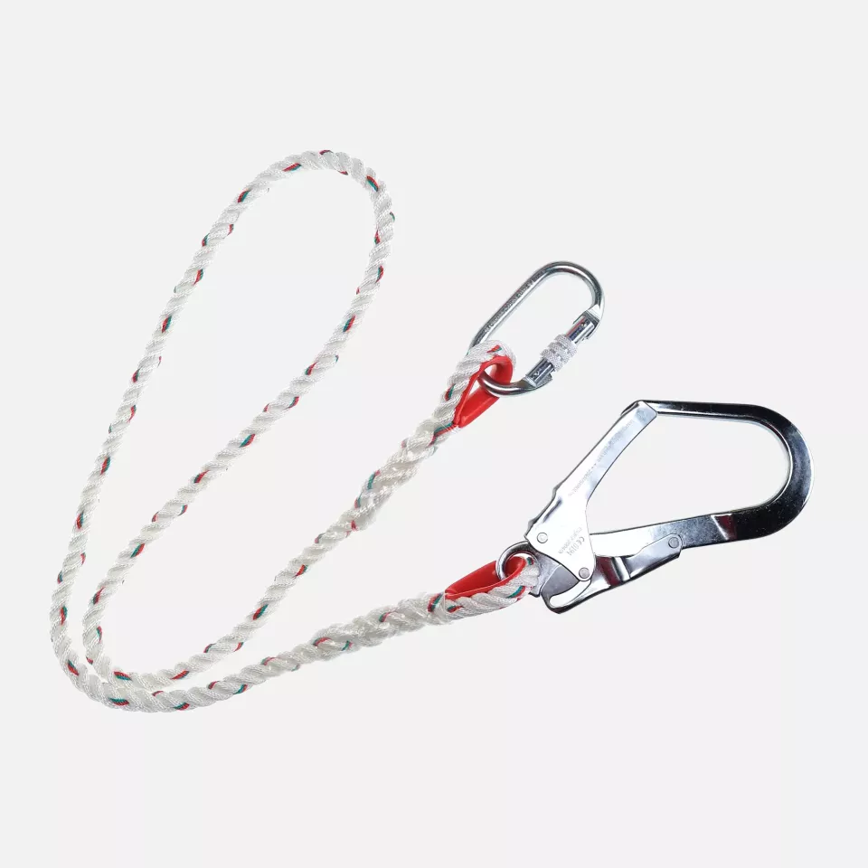 Portwest FP21WHR, Single 1.5m Restraint Lanyard, White, image 1, gallery thumbnail