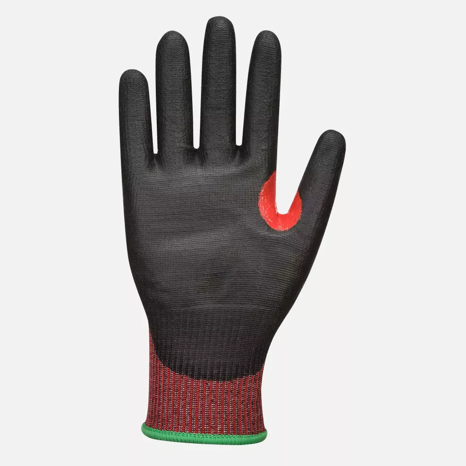 Portwest A670K8R, CS Cut F13 PU Glove, Black, image 2, gallery thumbnail