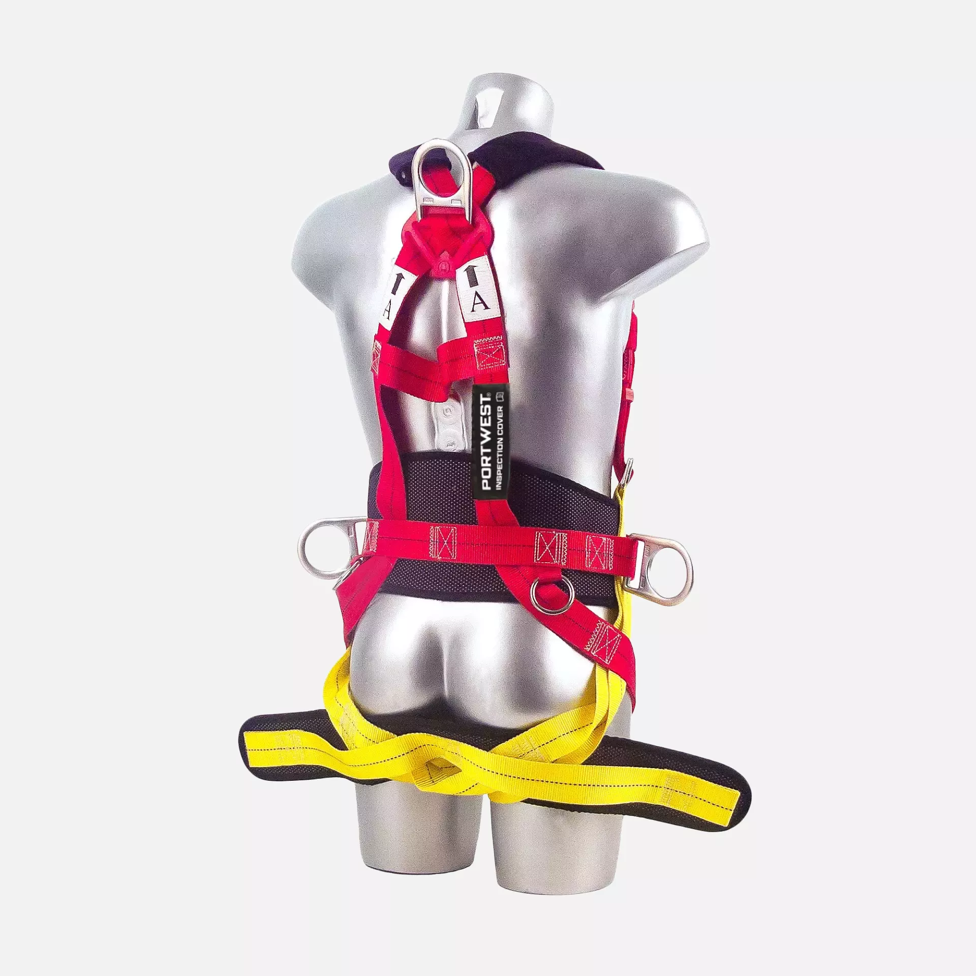 Portwest FP18RER, 3 Point Comfort Plus Harness, Red, image 3